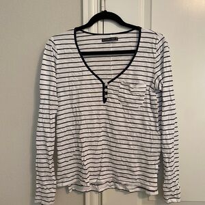 Abercrombie & Fitch Long Sleeve Top size S women t-shirt Henley Shirt